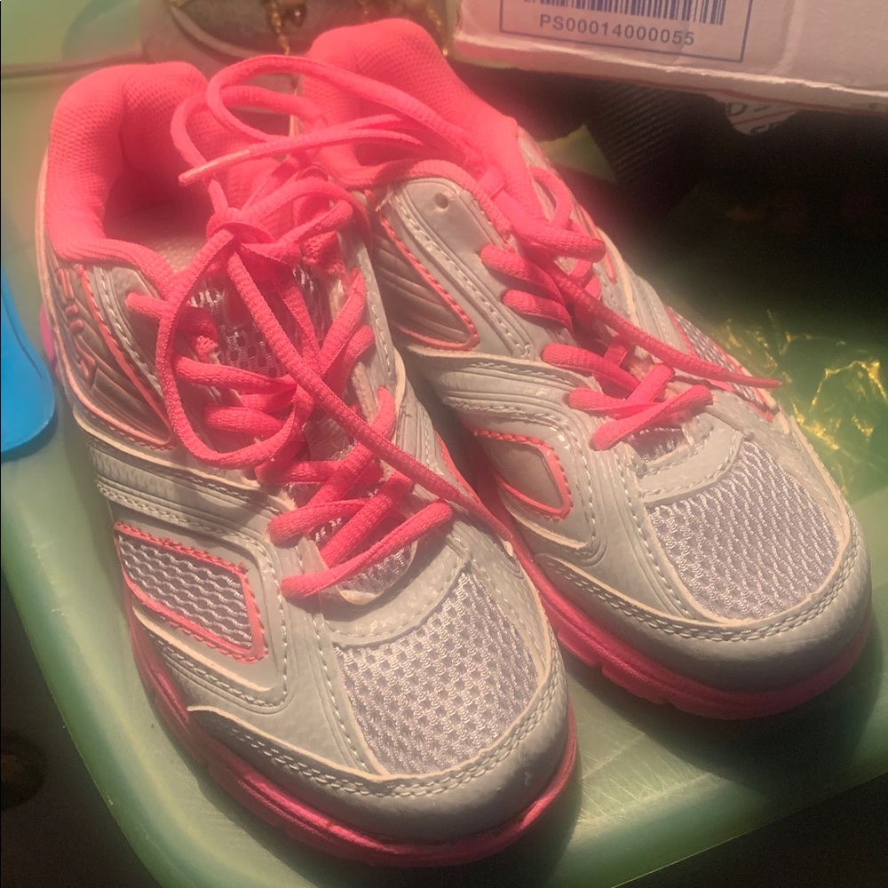 Fila Girls  Athletic Shoes in Pink and Gray
